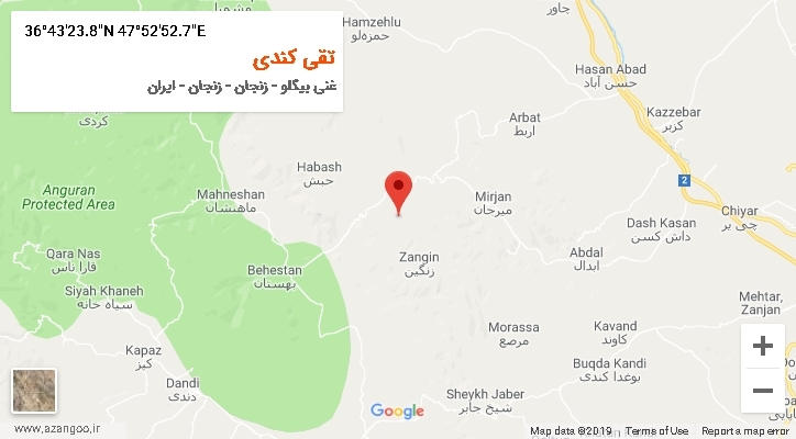 روستای تقی کندی بر روی نقشه