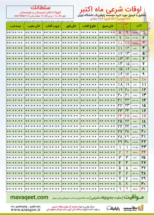 پیش نمایش فایل تصویری اوقات شرعی