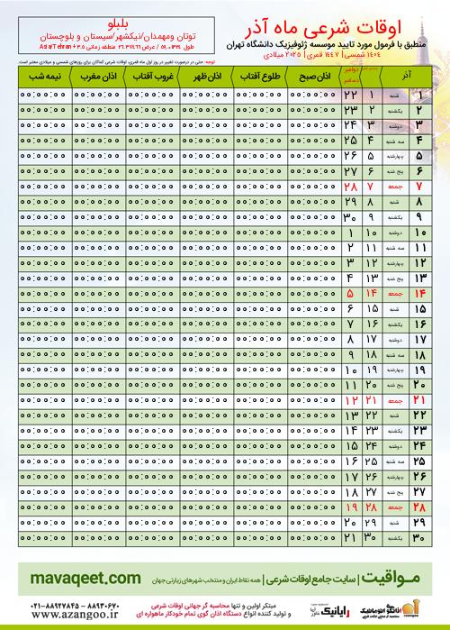 پیش نمایش فایل تصویری اوقات شرعی