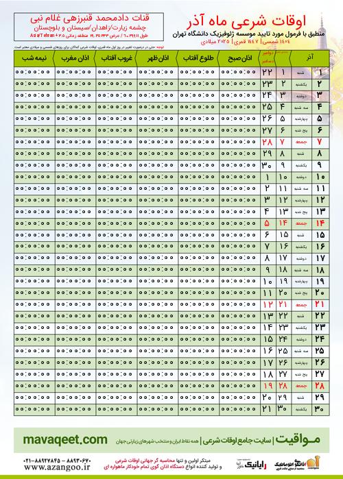 پیش نمایش فایل تصویری اوقات شرعی